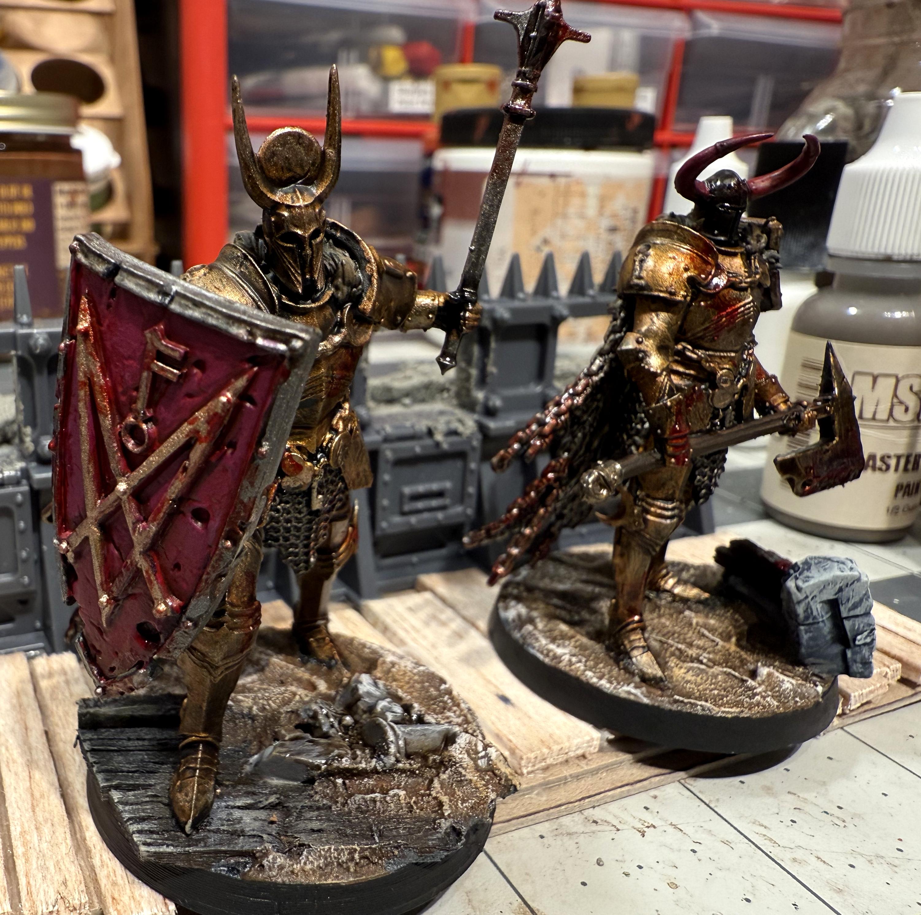 Abyssinian Front, Court Of The Seven Headed Serpent, Desert Combat, Gold Armor, Hell Knights, Trench, Trench Crusade