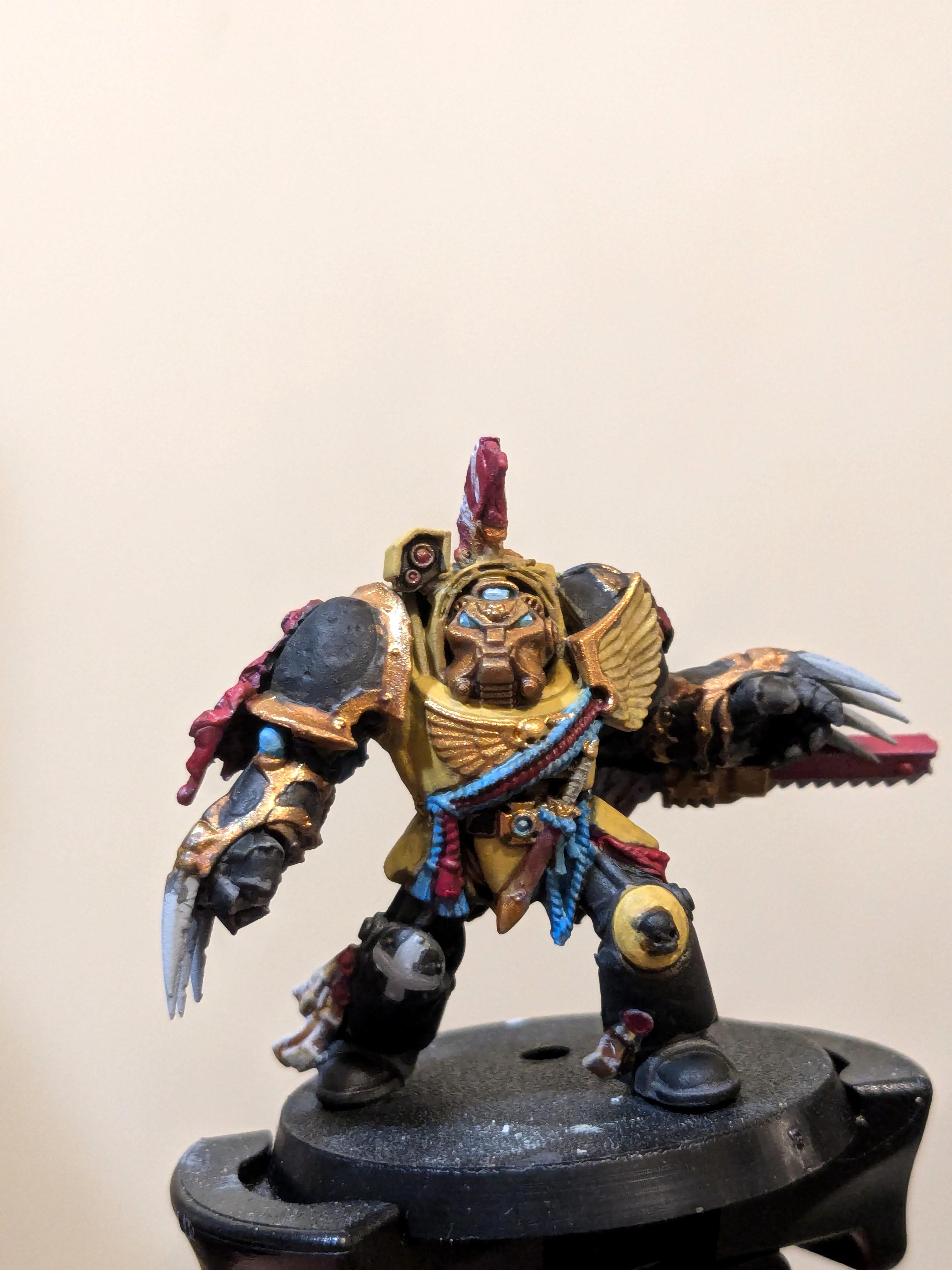 Captain, Diorama, Kitbash, Scythes Of The Emperor, Space Marines, Terminator Armor, Warhammer 40,000