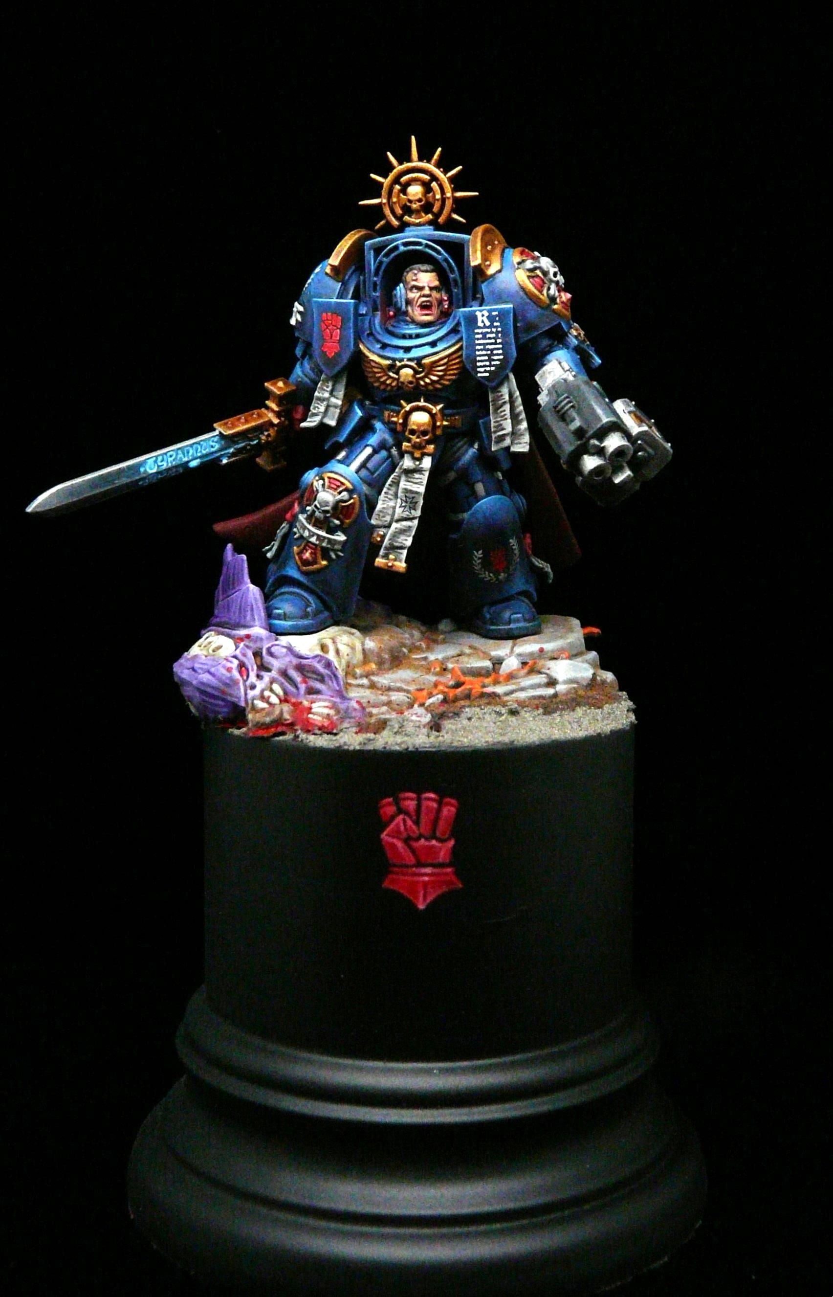 Adeptus Astartes, Crimson Fists, Primaris, Space Marines, Terminator Armor