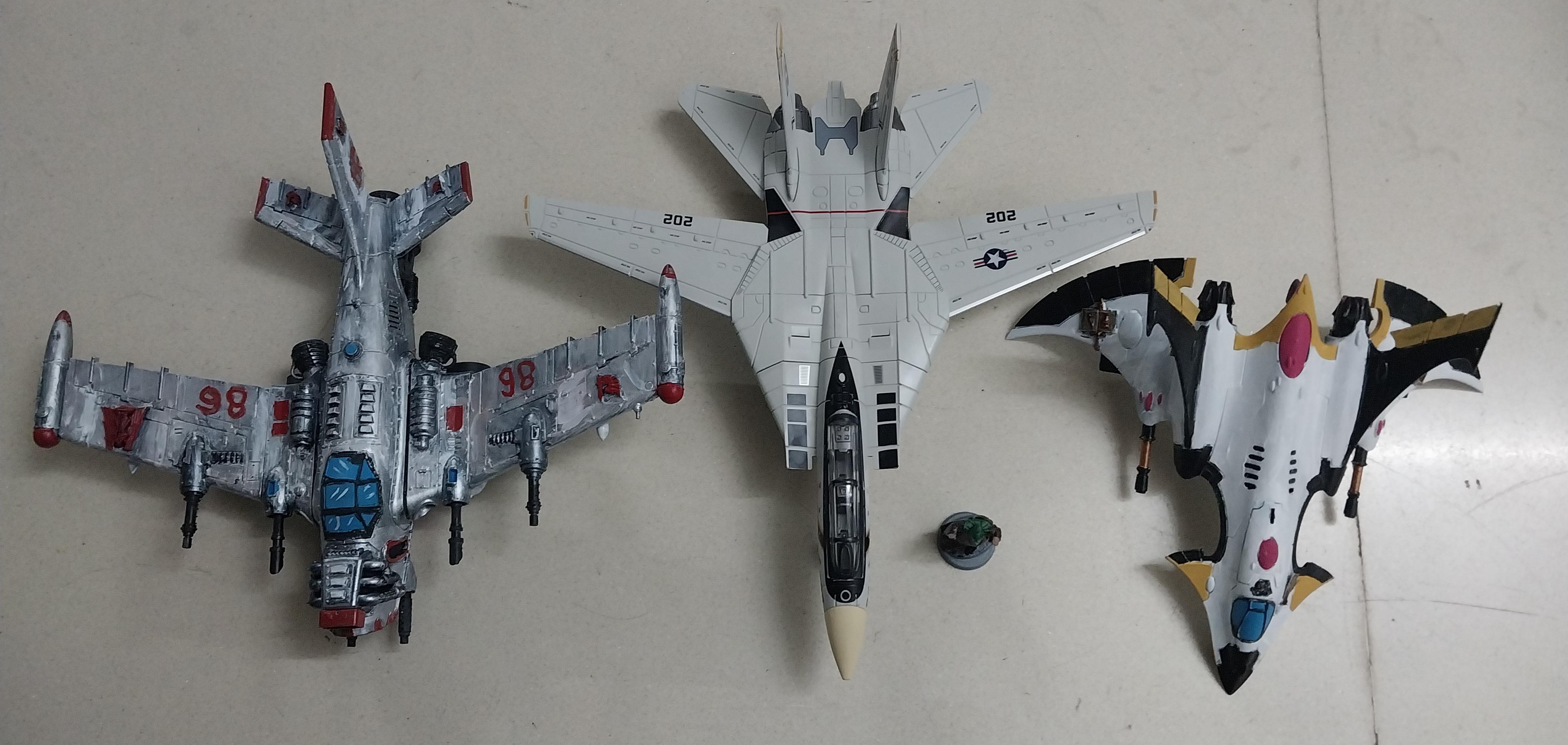 Aeronautica Imperialis, Crimson Hunter, Dakkajet, F-14, Fighter, Imperial Guard, Scale, Tomcat, Toy