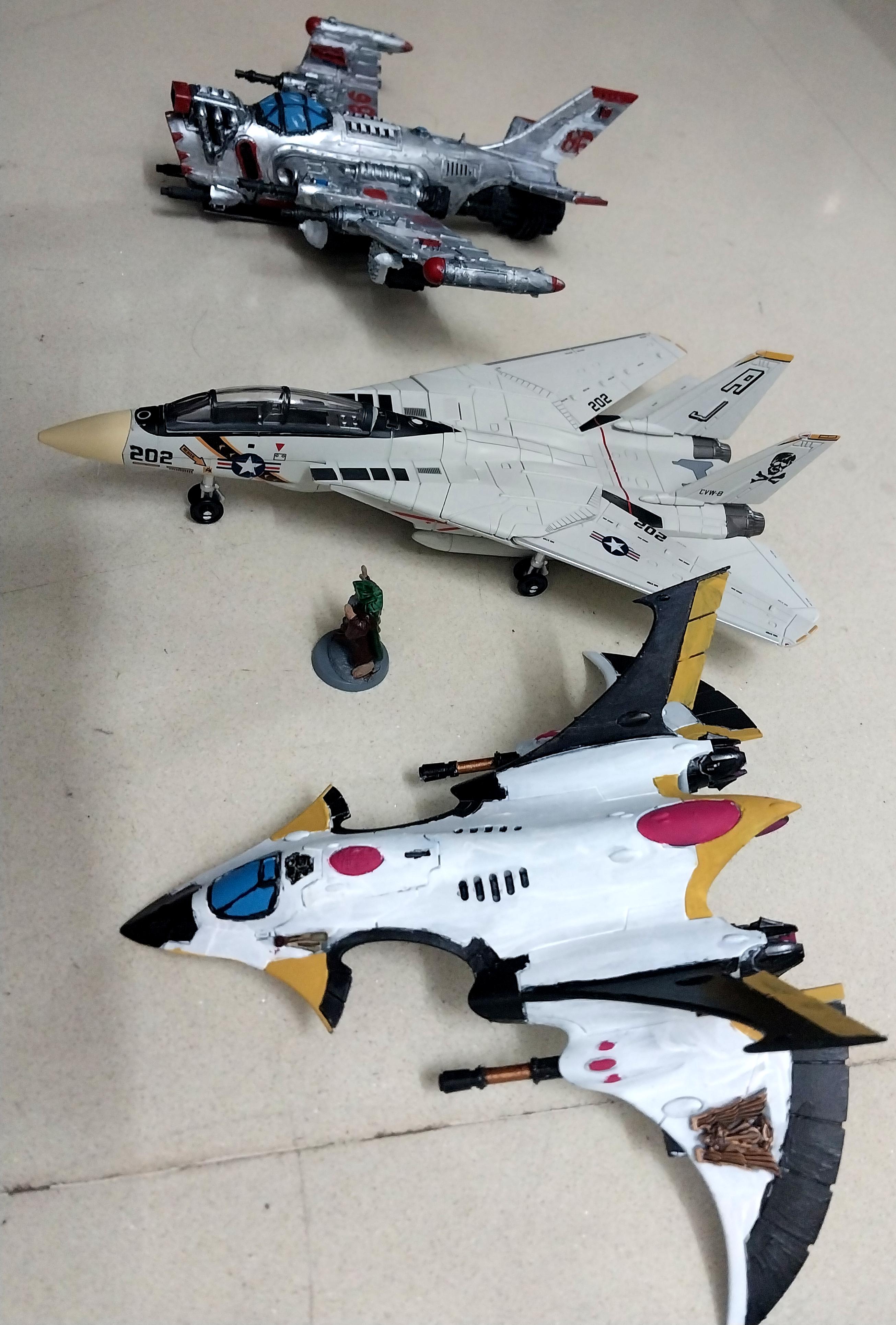 Aeronautica Imperialis, Crimson Hunter, Dakkajet, F-14, Fighter, Imperial Guard, Scale, Tomcat, Toy
