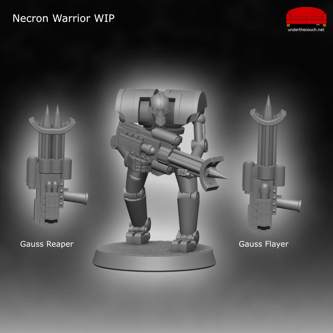 Necron Warrior Sculpt WIP