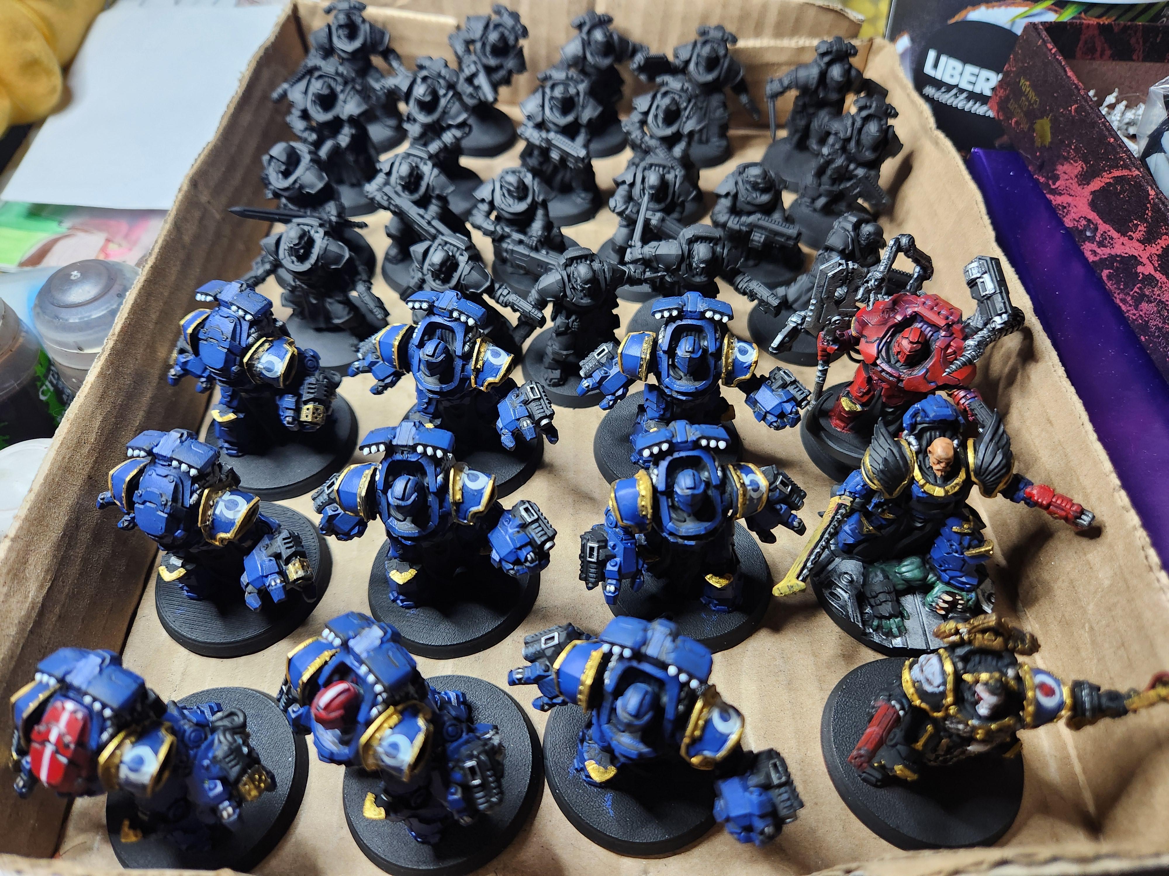 Started painting Character Models