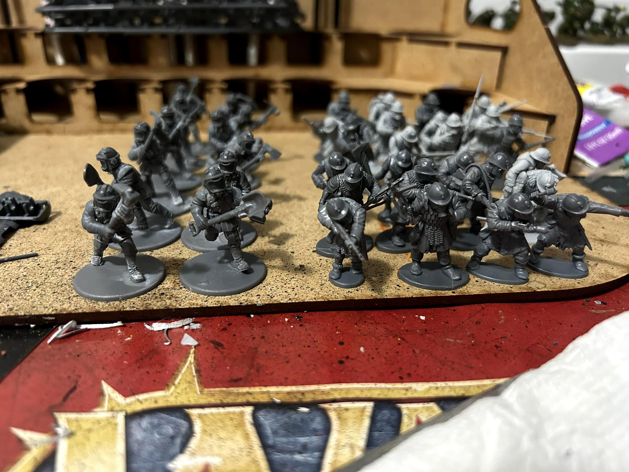 Kitbash, Konflikt47, Kitbashed Volksgrenadiers and Totenkorps