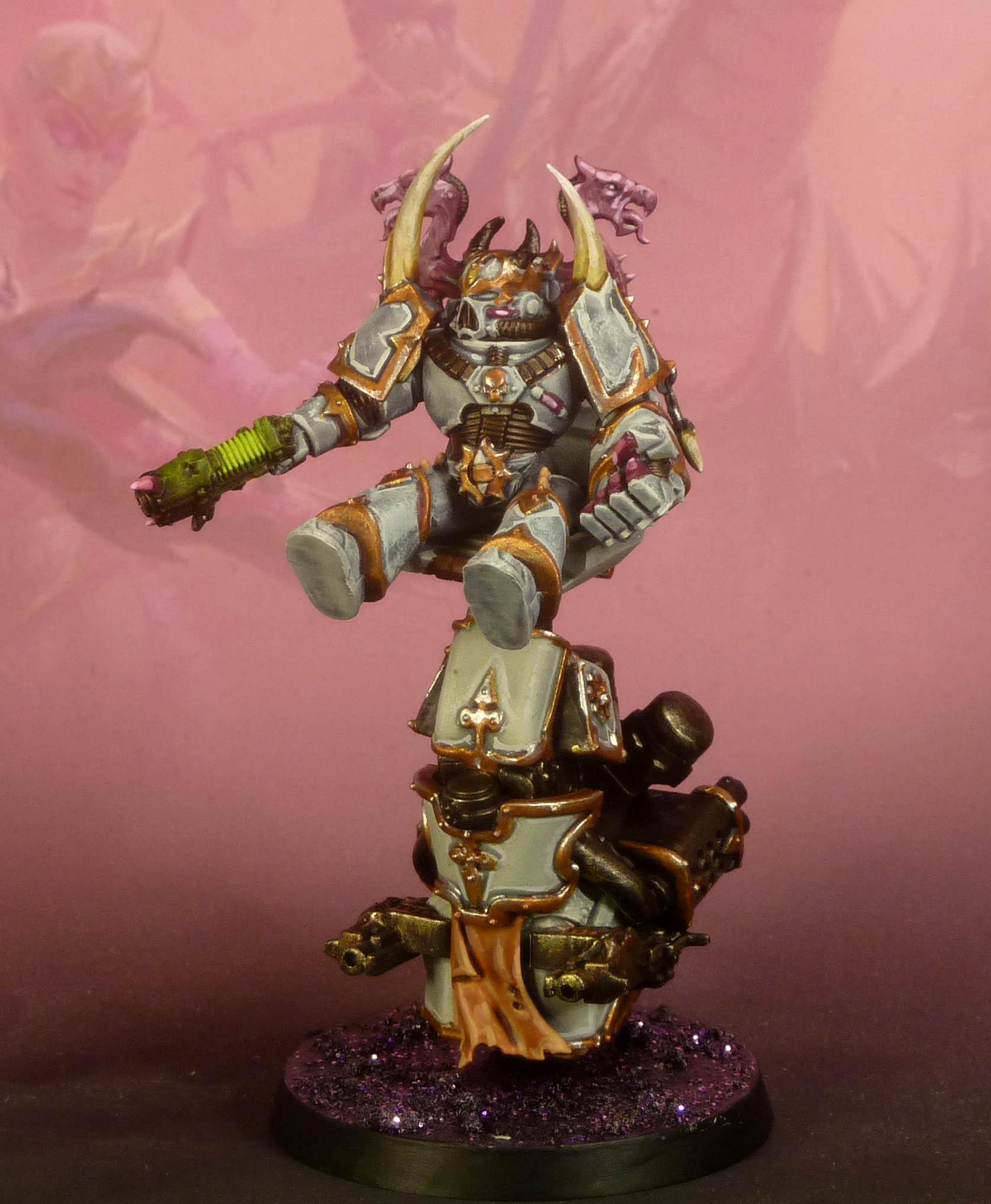 Bike, Chaos, Emperor's Children, Space Marines, Unicycle