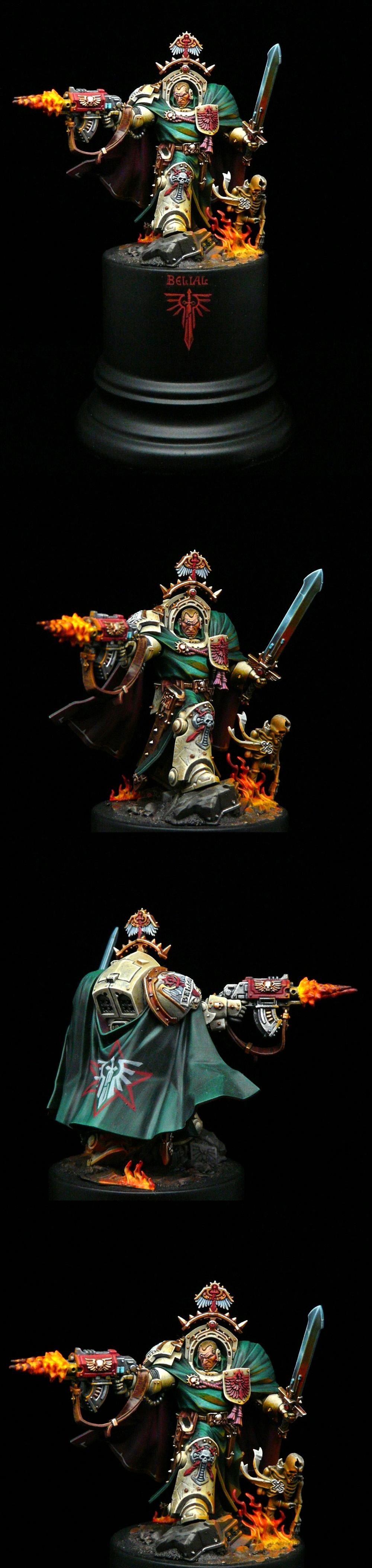 Adeptus Astartes, Belial, Dark Angels, Deathwing, Flames, Object Source Lighting, Primaris, Space Marines