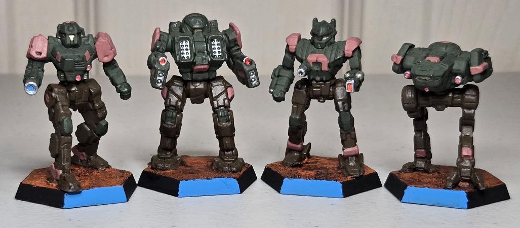 Battletech, Cicada, Clint, Dervish, Hermes Ii