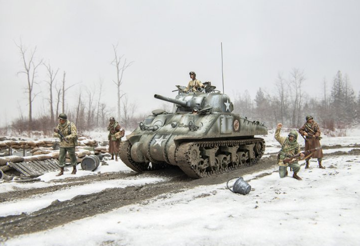 8. Sherman with white wash