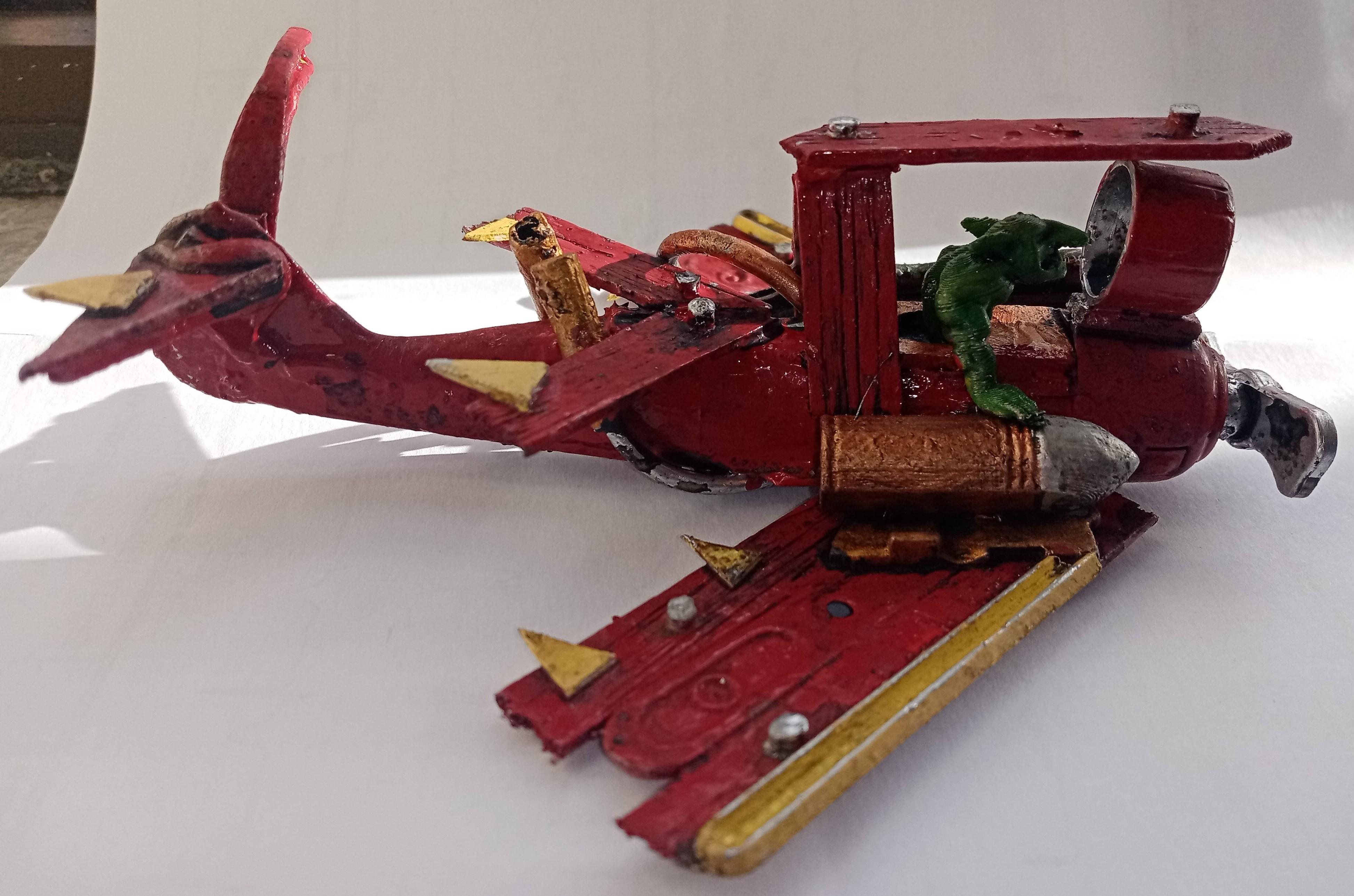 Flyer, Grots, Orks, Popsicle Sticks, Scratch Build