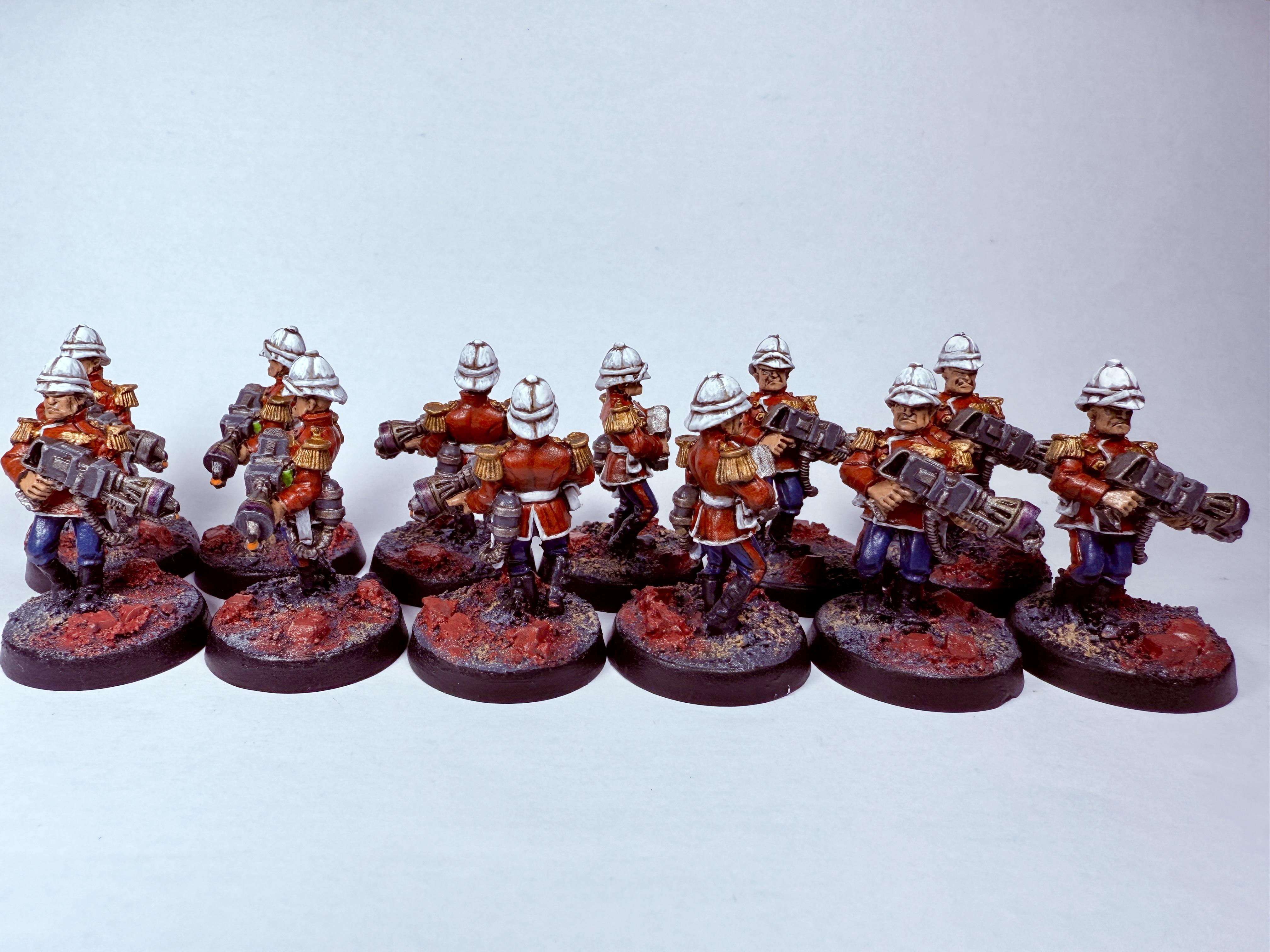 Astra Militarum, Flamer, Guard, Imperial Guard, Praetorians, Special Weapon, Squad, Unit