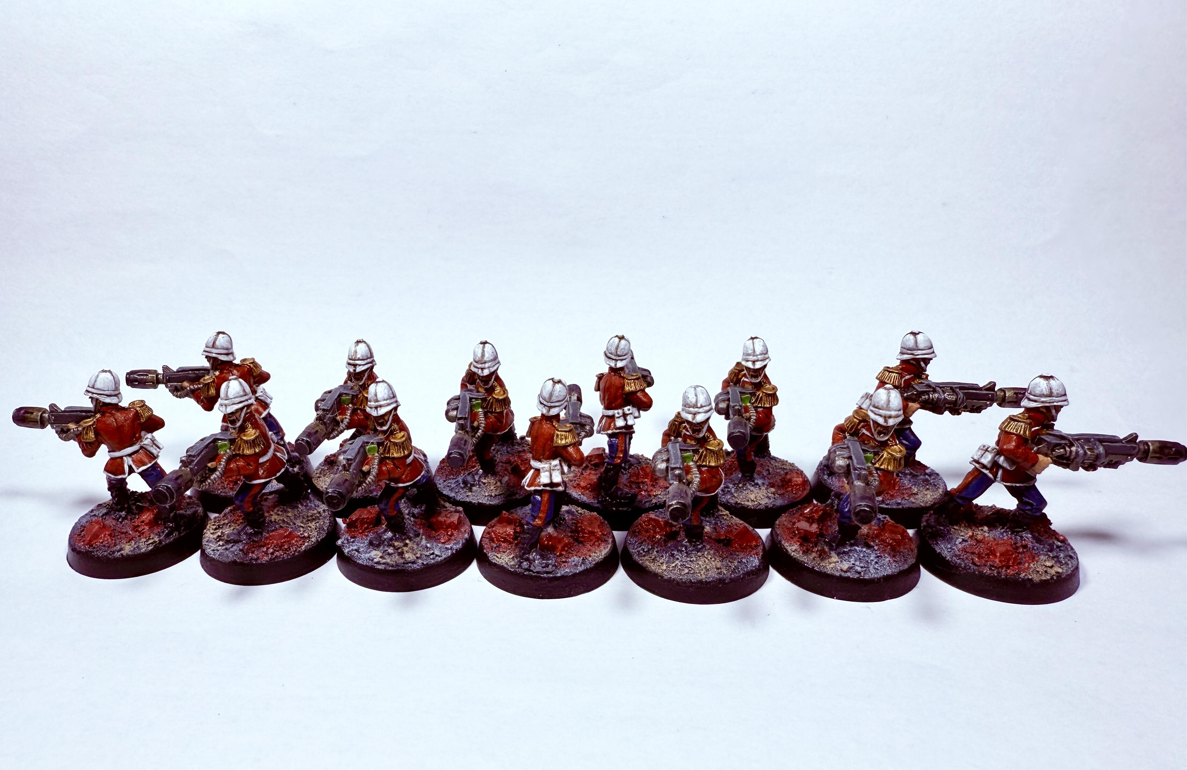 Astra Militarum, Guard, Imperial Guard, Meltagun, Praetorians, Special Weapon, Squad, Unit