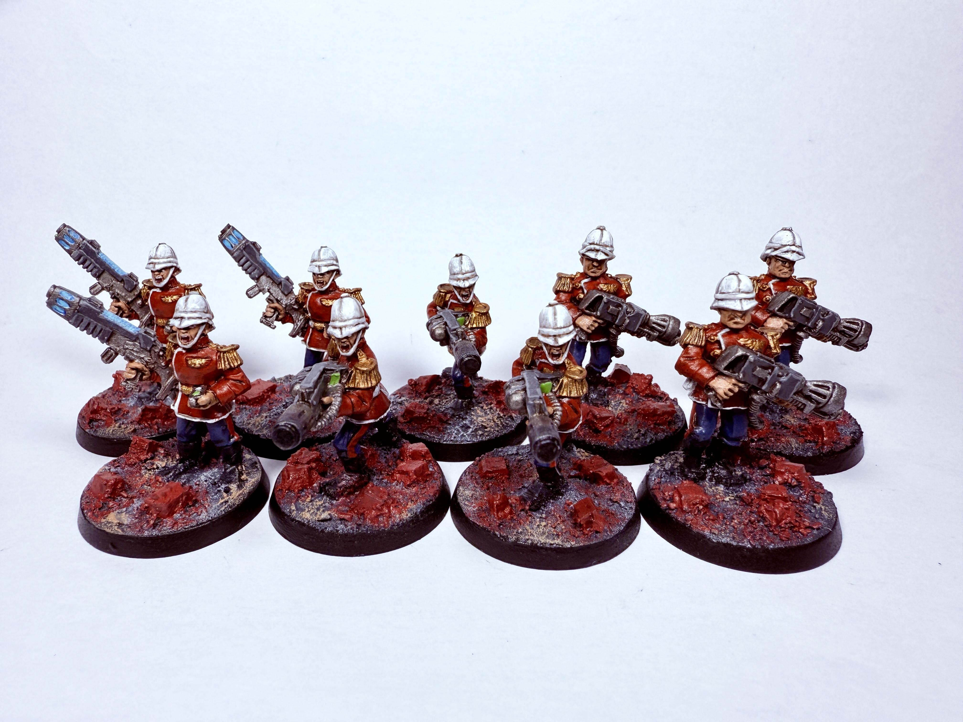 Astra Militarum, Command Squad, Guard, Imperial Guard, Praetorians, Special Weapon, Squad, Unit
