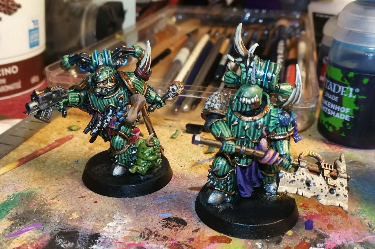 Chaos, Chaos Space Marines, Nurgle, Plague Marines