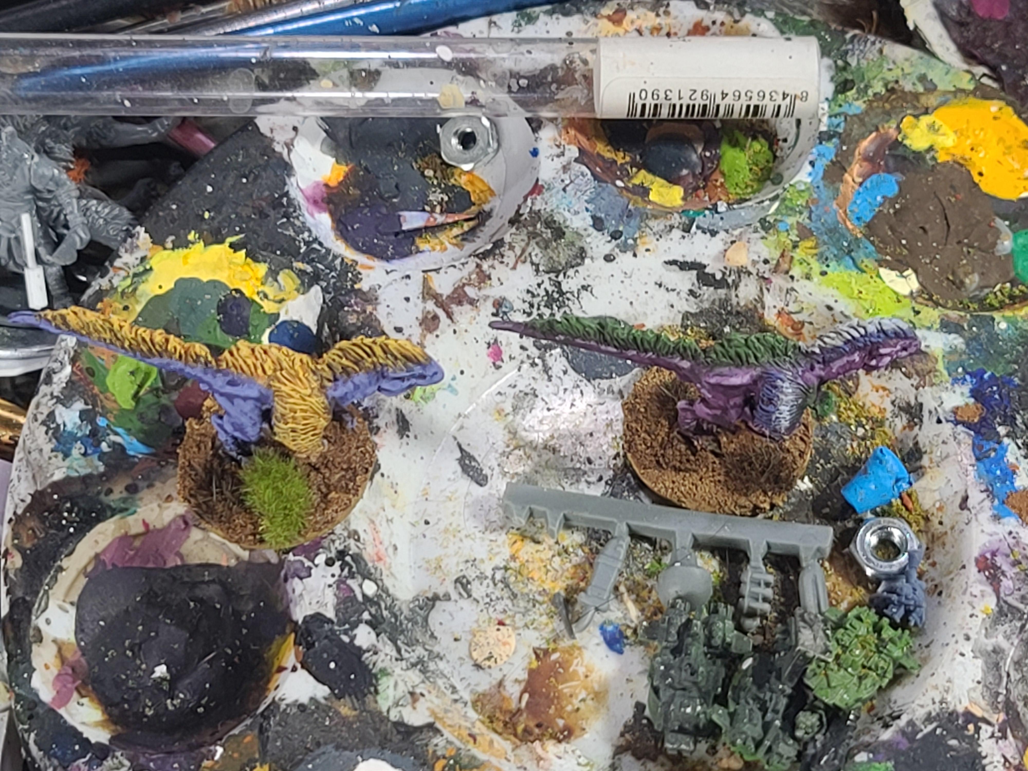 Acherson Miniatures, Dinosaur, Guanlong, Metal