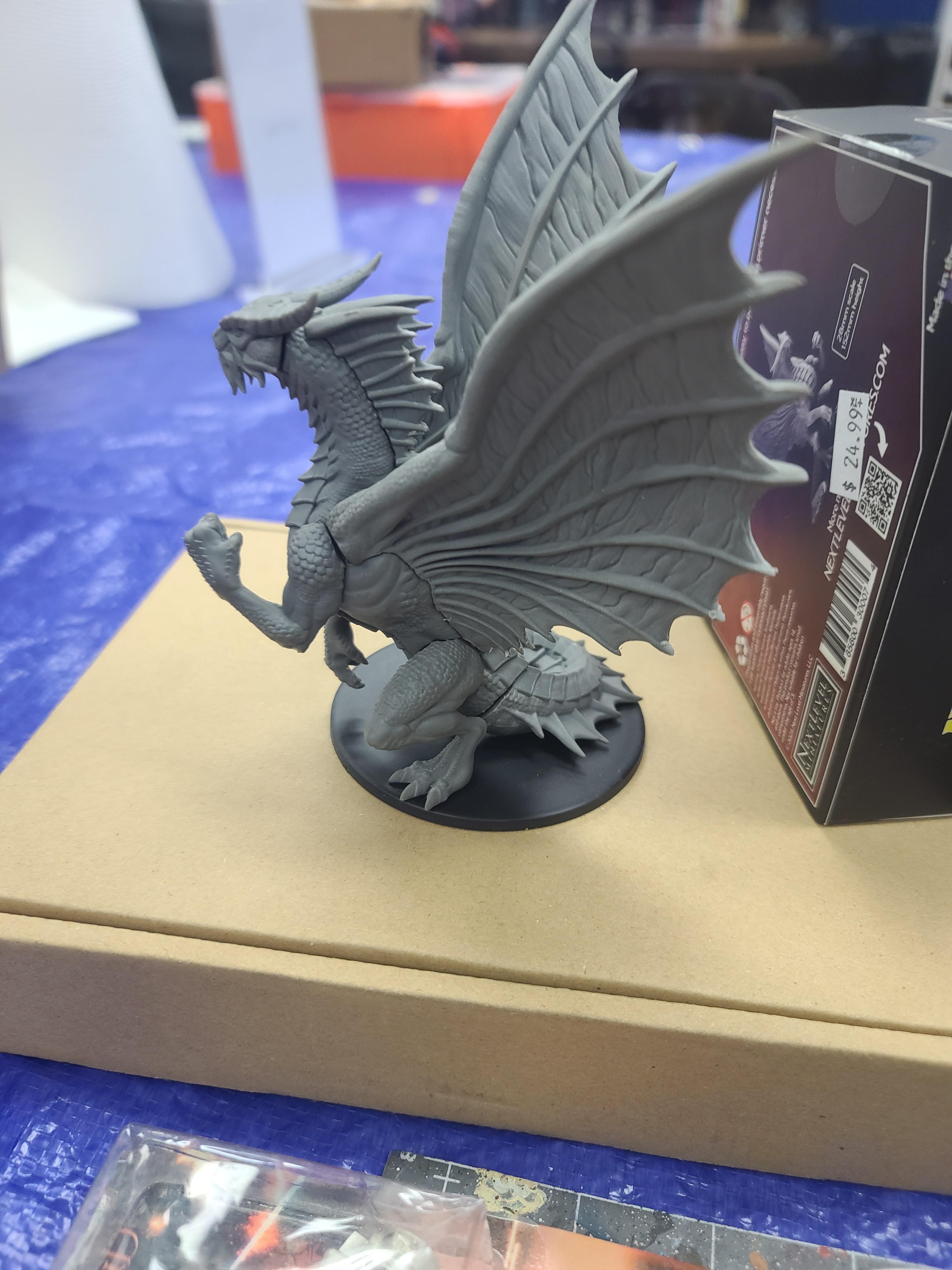 Dragon, Gold Dragon, Next Level Minis, Pvc