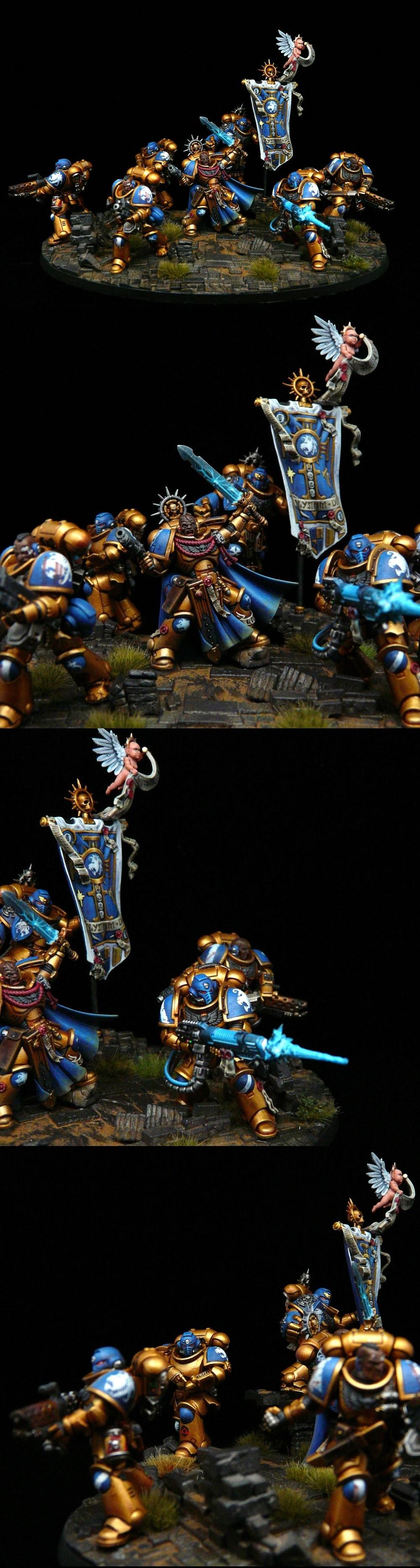 Adeptus Astartes, Celestial Lions, Diorama, Last Stand, Primaris, Space Marines