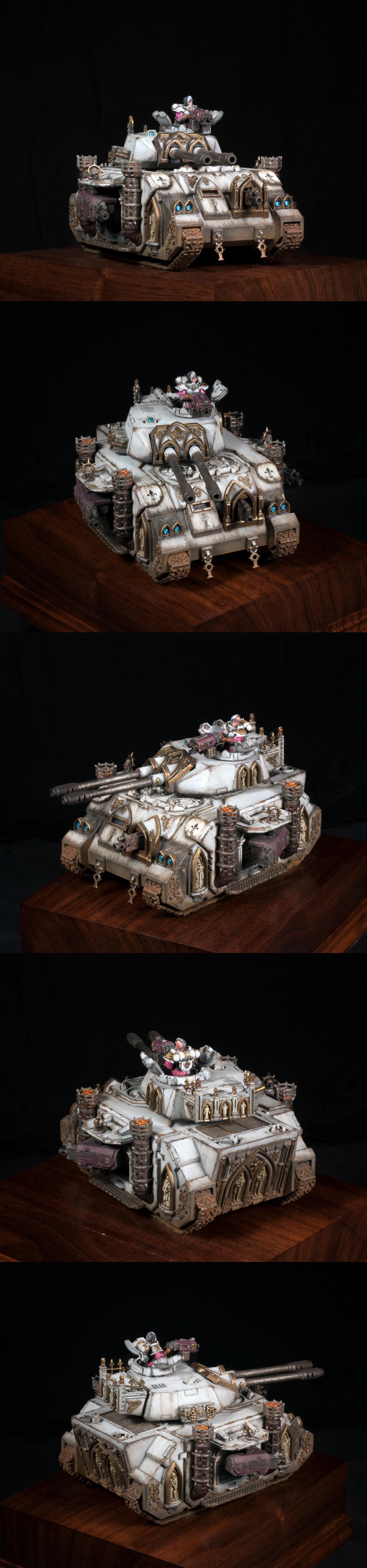 Adepta Sororitas, Battle Sisters, Castigator, Pigments, Rust, Sisters Of Battle, Tank, Weathered, Worn