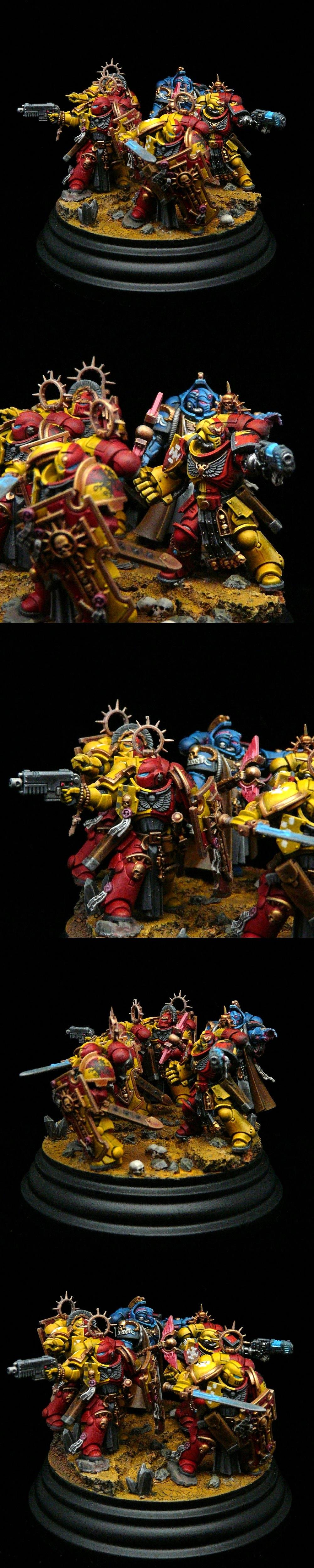 Adeptus Astartes, Bladeguard, Howling Griffons, Librarian, Primaris, Space Marines, Sternguard
