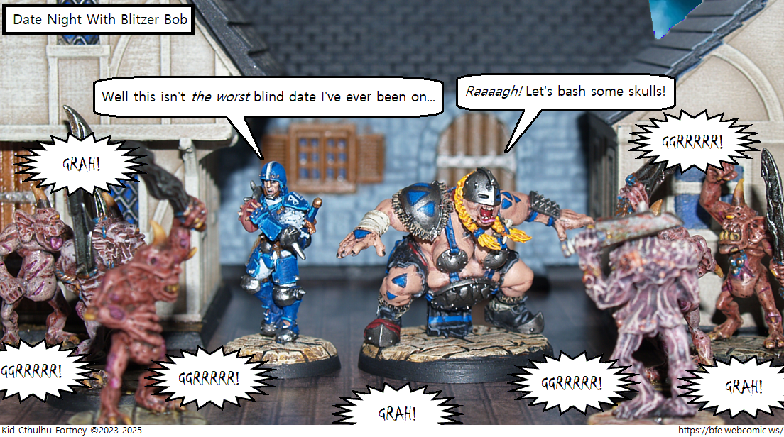 Bfe, Blood Bowl, Ender Toys, Female, Games Workshop, Humor, Ogres, Oubliette
