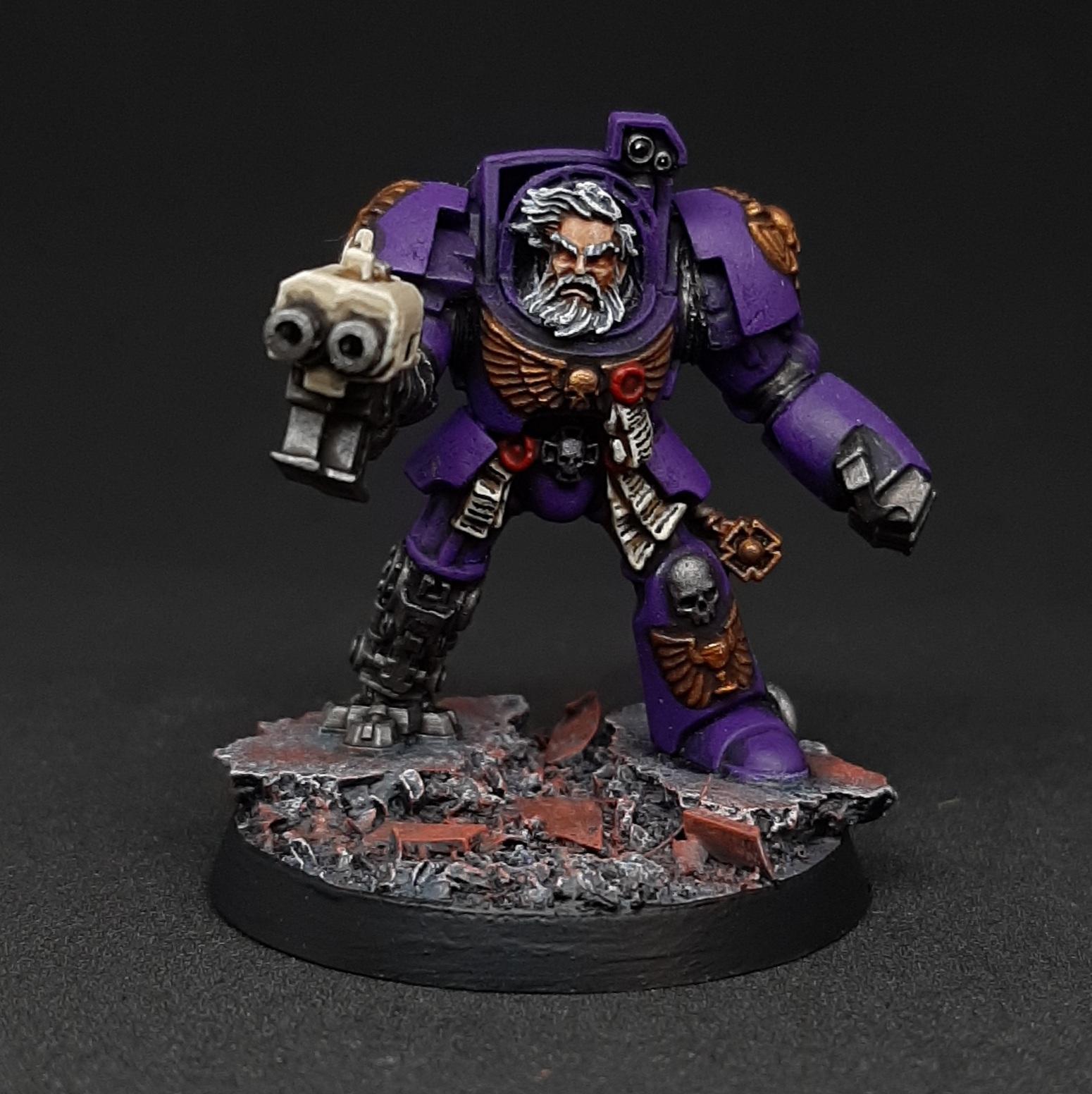 Adeptus, Armor, Astartes, Bionics, Captain, Chalice, Dreadnought, Drinkers, Grizzled, Karraidin, Master, Novices, Power Fist, Purple, Seelentrinker, Soul, Stormbolter, Tactical, Terminator Armor, Veteran