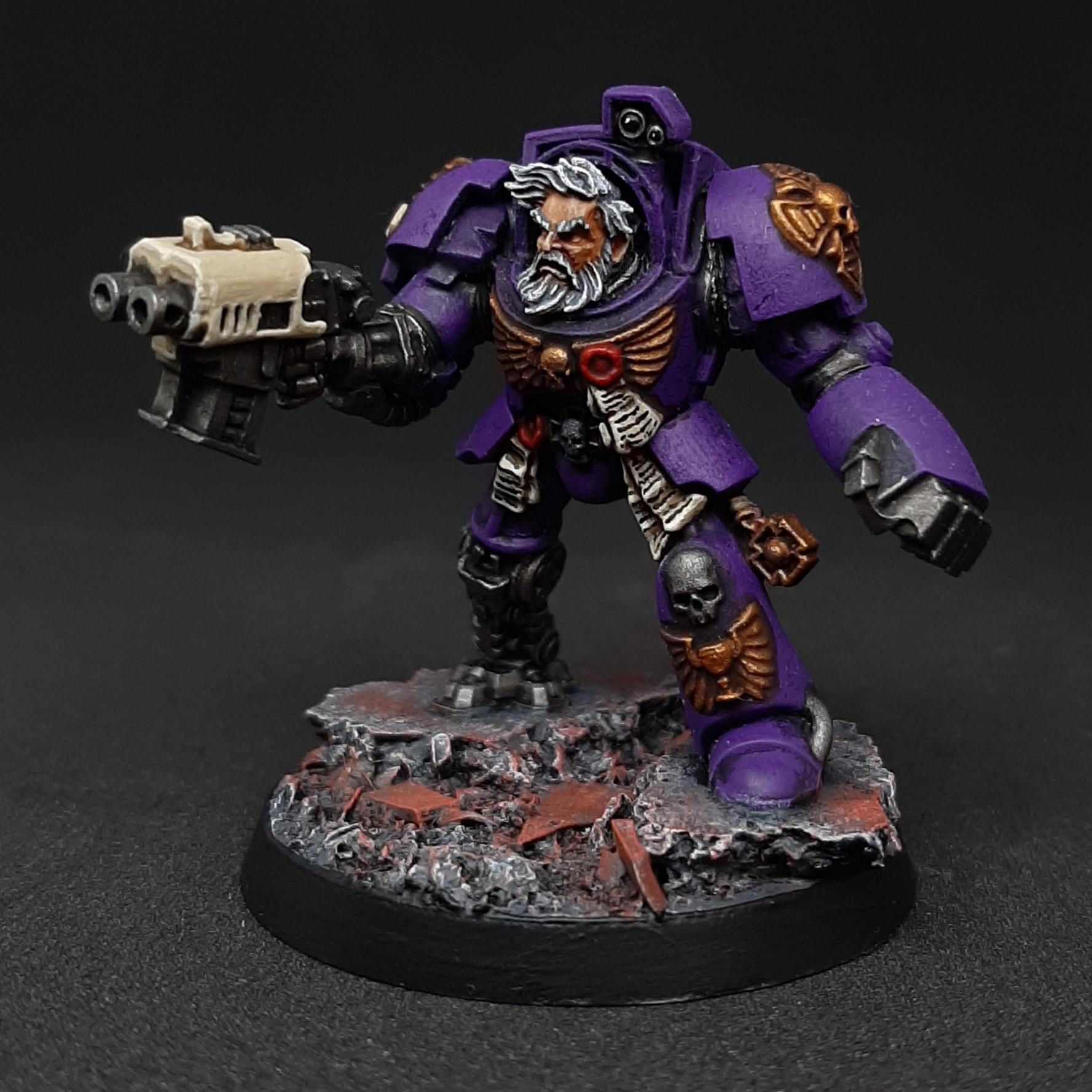 Adeptus, Armor, Astartes, Bionics, Captain, Chalice, Dreadnought, Drinkers, Grizzled, Karraidin, Master, Novices, Power Fist, Purple, Seelentrinker, Soul, Stormbolter, Tactical, Terminator Armor, Veteran