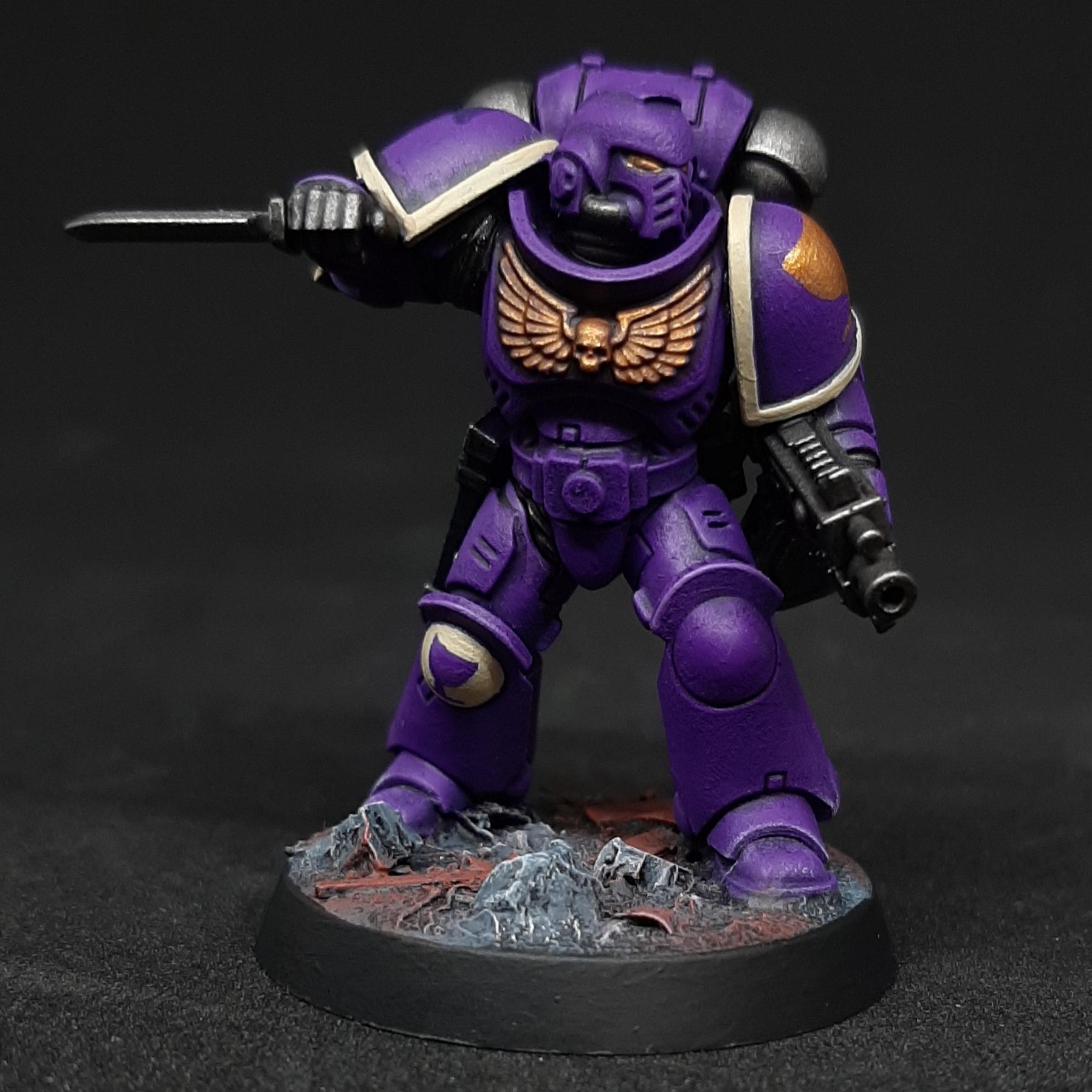 Adeptus, Astartes, Chalice, Drinkers, Indomitus, Intercessor, Primaris, Purple, Seelentrinker, Soul