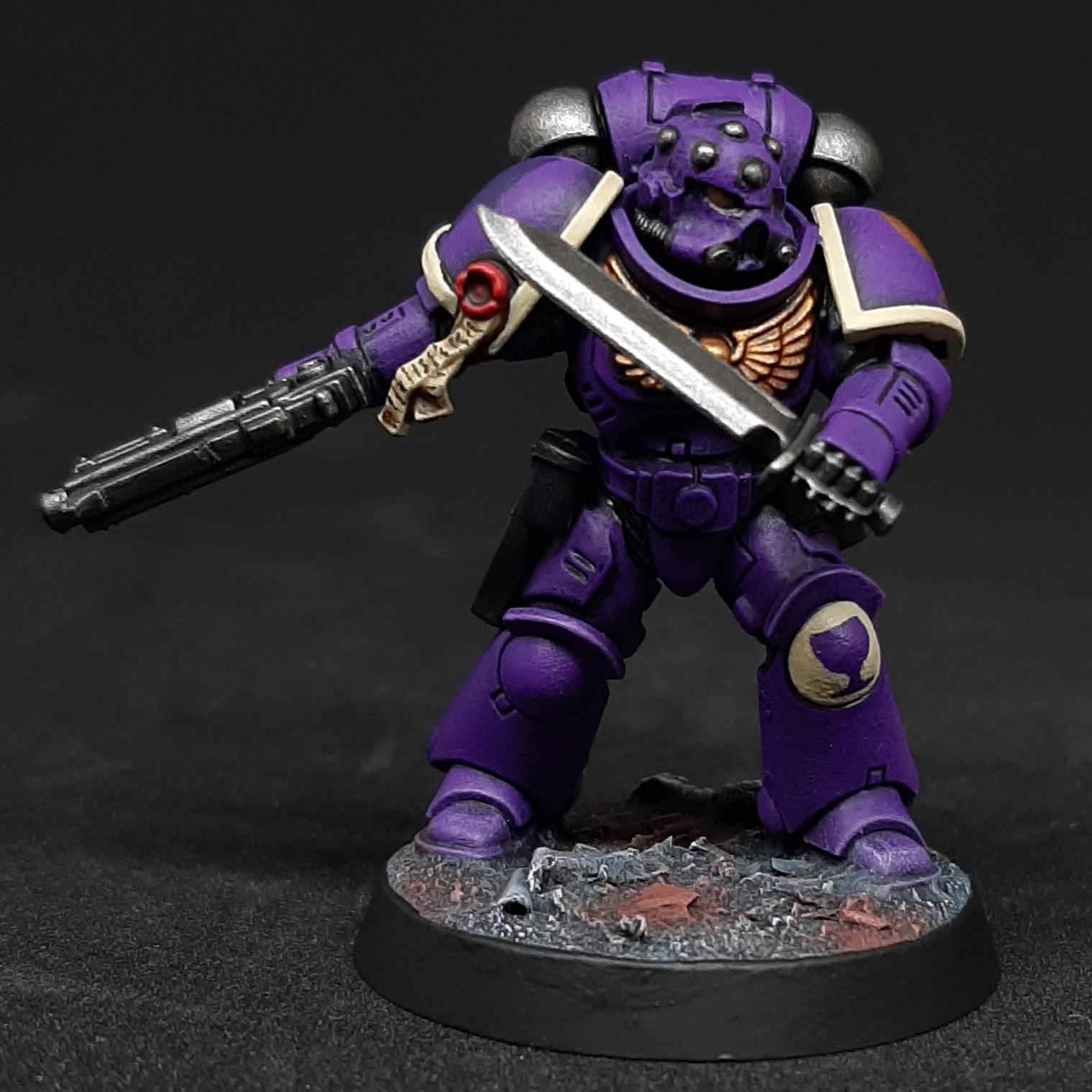 Adeptus, Astartes, Chalice, Drinkers, Indomitus, Intercessor, Primaris, Purple, Seelentrinker, Soul