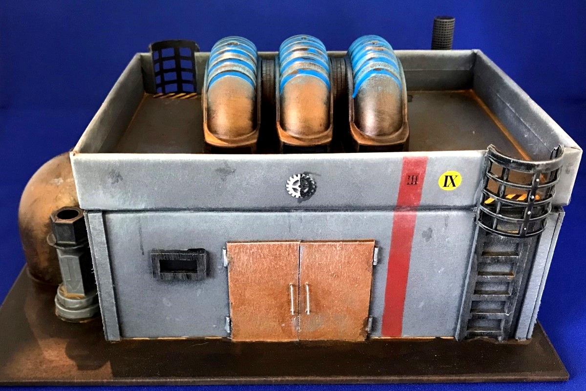 Nevromunda, Painted, Power Hut, Scratch Build, Terrain, Warhammer 40,000