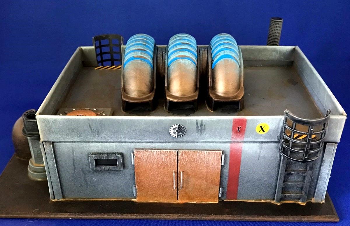 Painted, Power Hut, Scratch Build, Terrain, Warhammer 40,000