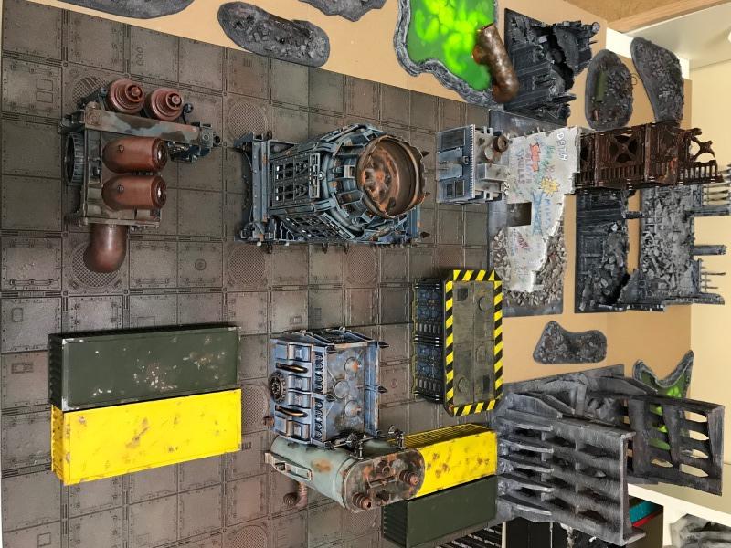 Painted, Scratch Build, Table Shot, Terrain, Warhammer 40,000