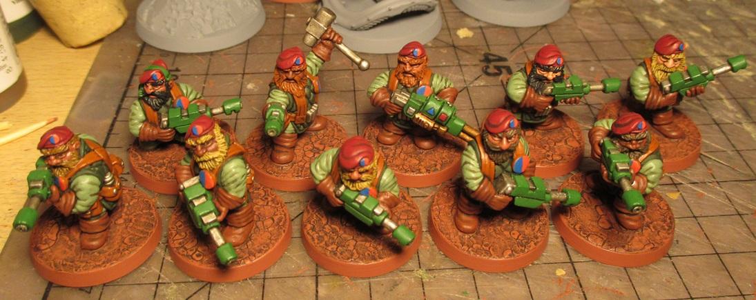 Squat Catachan Squad 1