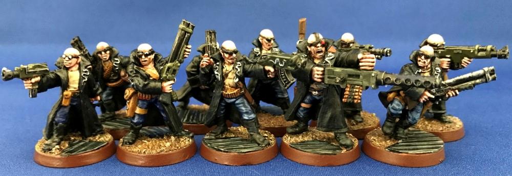 Delaque, Delaque Gamg, Gangers, Necromunda, Painted