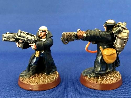 Delaque, Delaque Scratch Built Flamer, Gangers, Necromunda, Painted