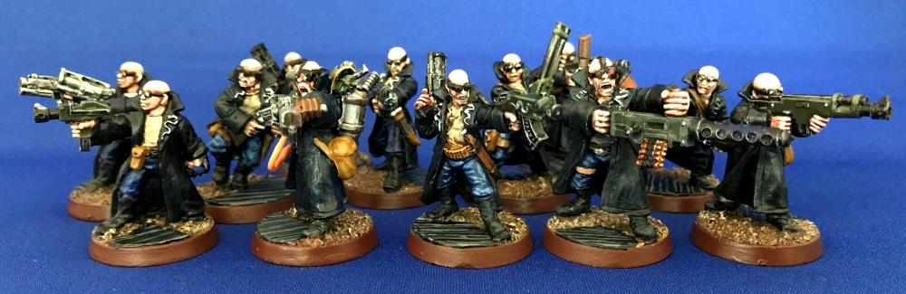 Delaque, Delaque Gang, Gangers, Necromunda, Painted