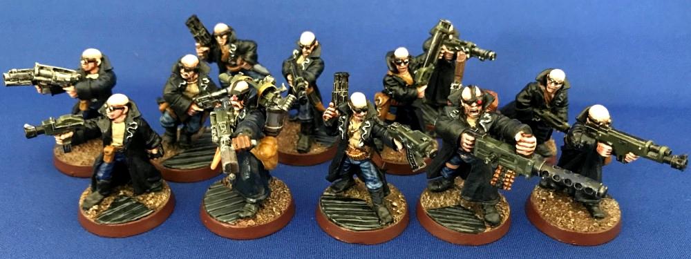 Delaque, Delaque Gang, Gangers, Necromunda, Painted
