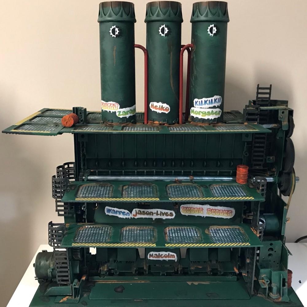 Necromunda Terrain, Painted, Printer Tower, Scratch Build