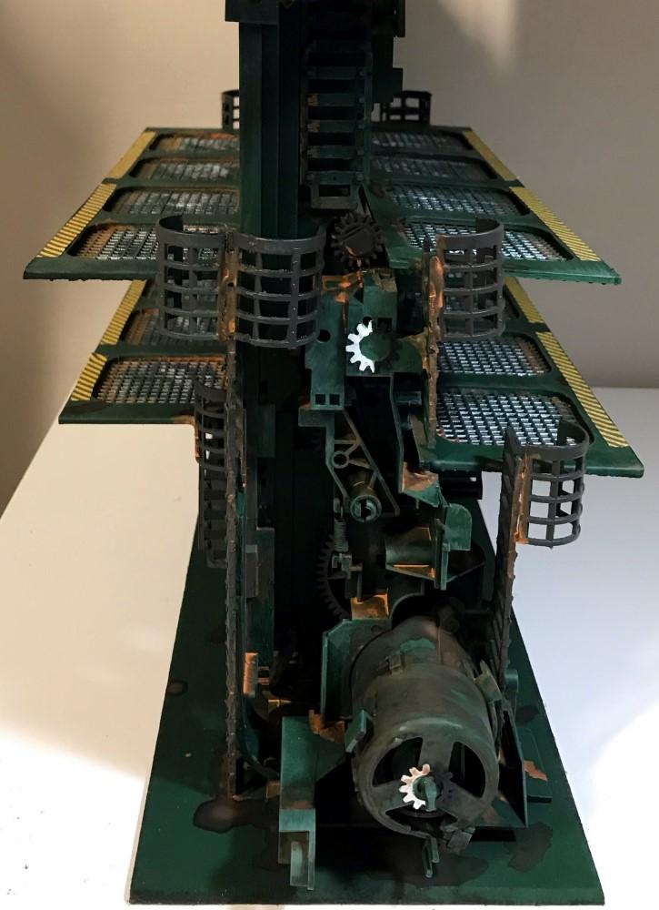 Necromunda Terrain, Painted, Printer Tower, Scratch Build