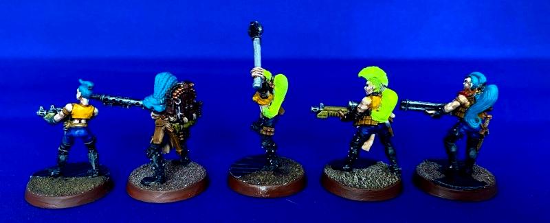 Escher, Gangers, Heavy, Metal, Necromunda, Painted, Painted Escher Juve