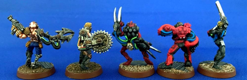 Escher, Ganger, Juve, Painted, Pit Slaves, Spyrer