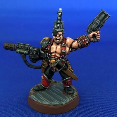 Chain Head, Classic, Goliath Leader, Goliaths, Metal, Necromunda, Painted