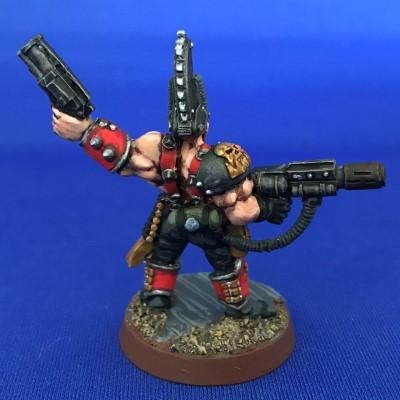 Chain Head, Classic, Goliath Leader, Goliaths, Metal, Necromunda, Painted