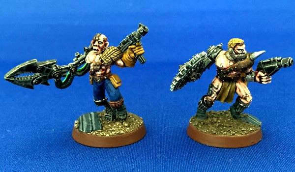 Metal, Necromunda, Painted, Pit Slaves