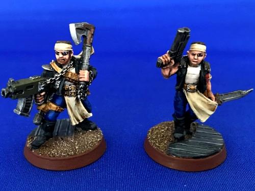 Juve, Metal, Necromunda, Orlock, Orlock Leader, Orlocks, Painted