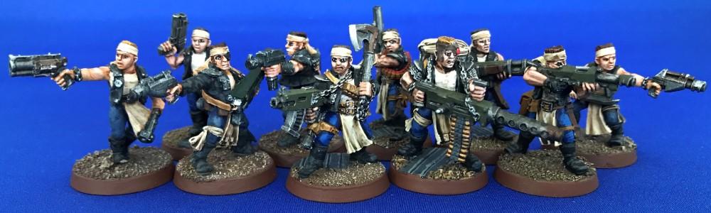 Metal, Necromunda, Orlock, Orlock Gang, Orlocks, Painted