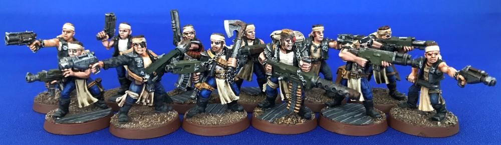 Metal, Necromunda, Orlock, Orlock Gang, Orlocks, Painted