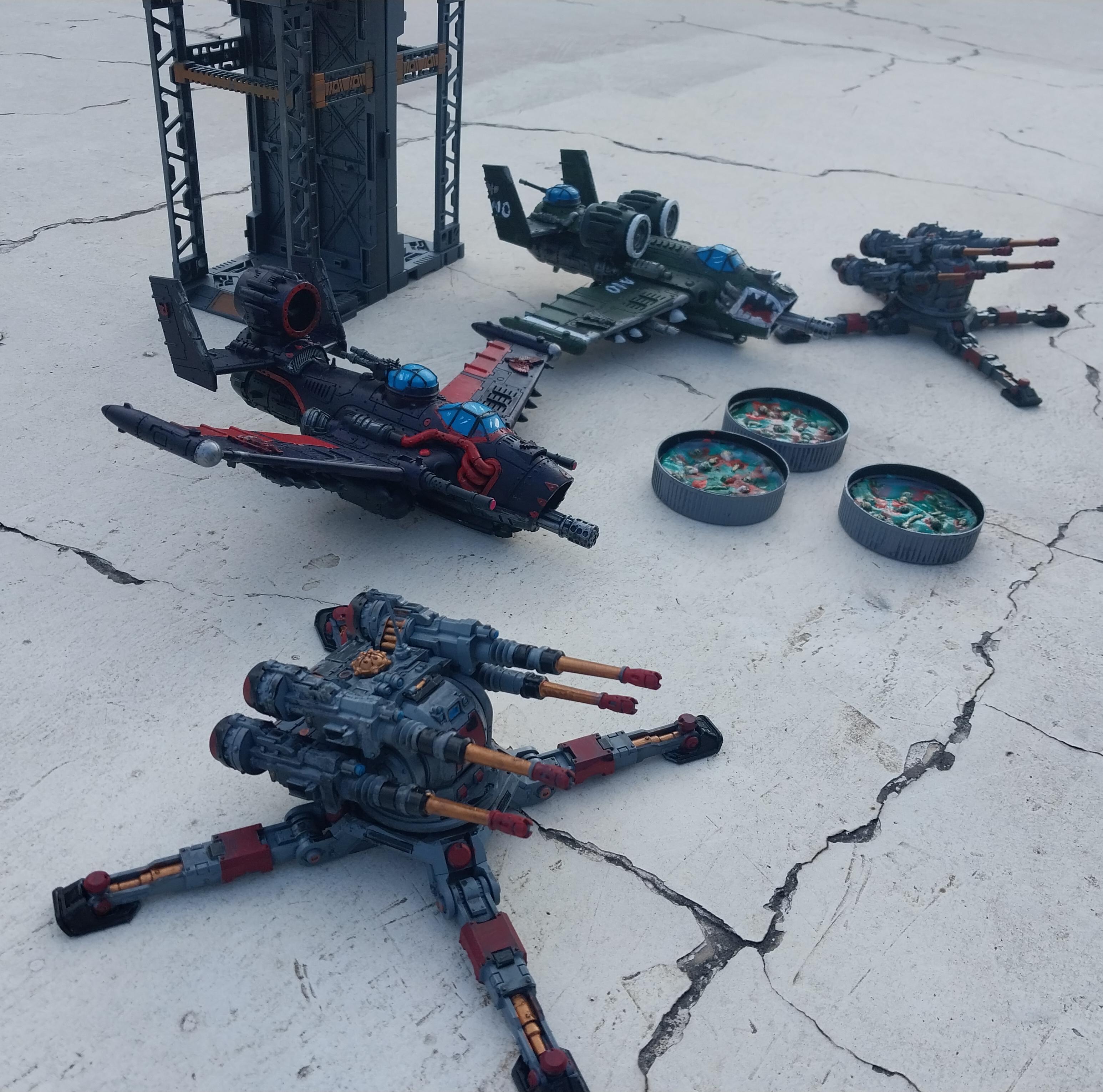 Air Field, Airport, Anti-aircraft, Araknae Quad Accelerator, Hydra Platform, Spaceport, Terrain