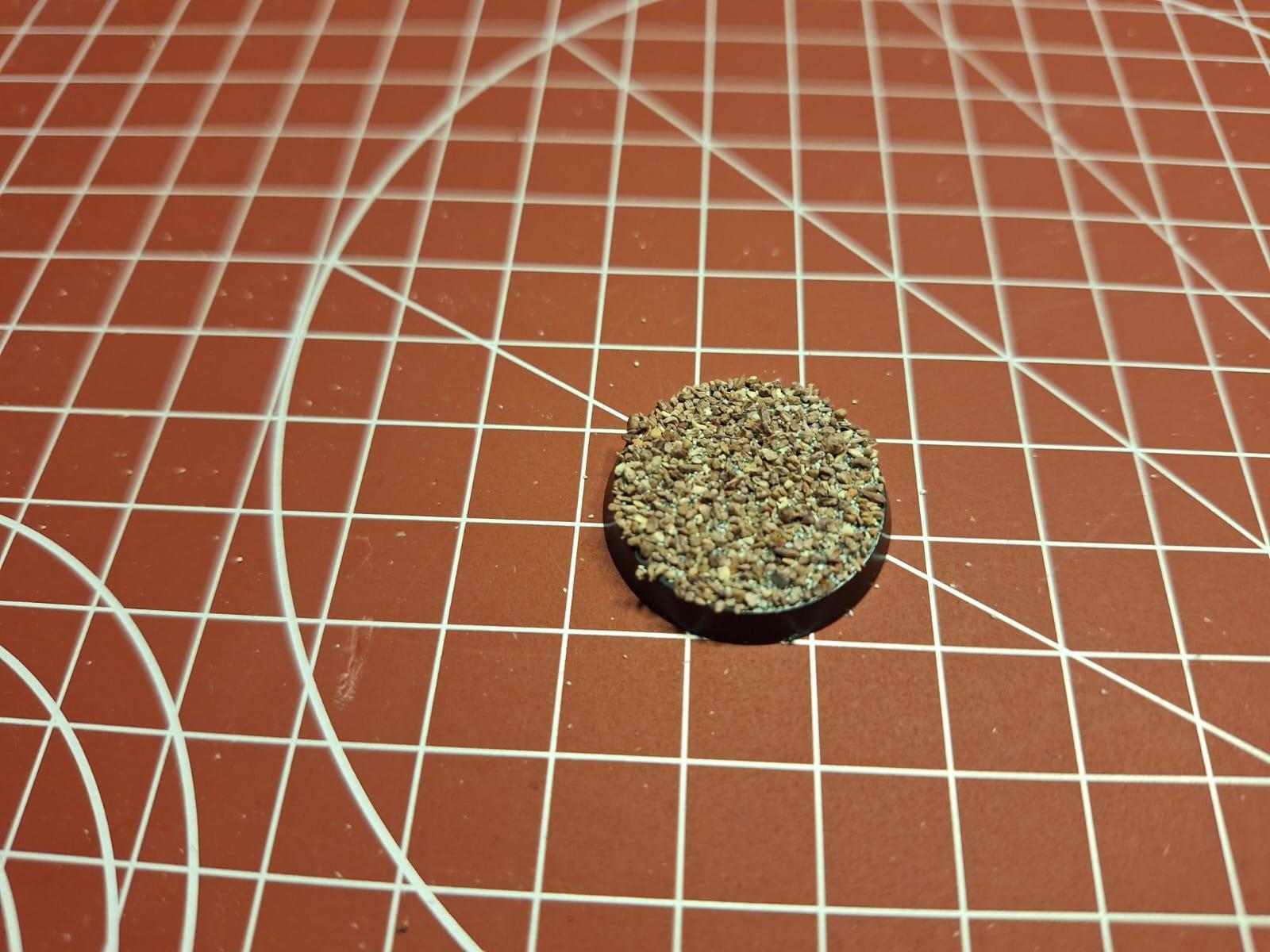 Close up of base unprimed