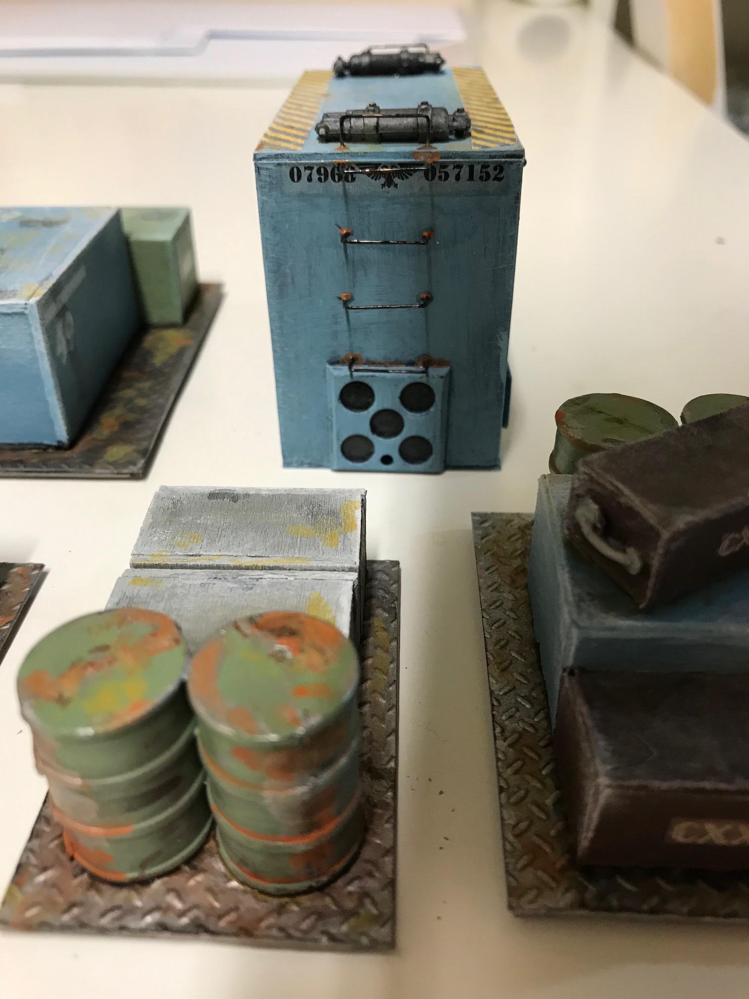 Necromunda, Painted, Scatter Terrain, Scratch Build, Terrain