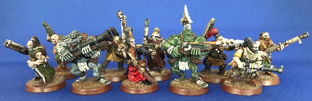 Necromunda, Painted, Scavvie Gang, Scavvies