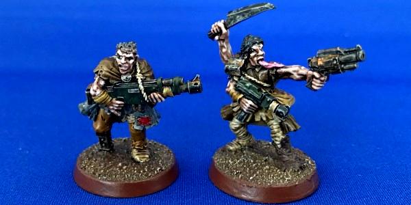 Mutant, Necromunda, Painted, Scavvie Ganger, Scavvies